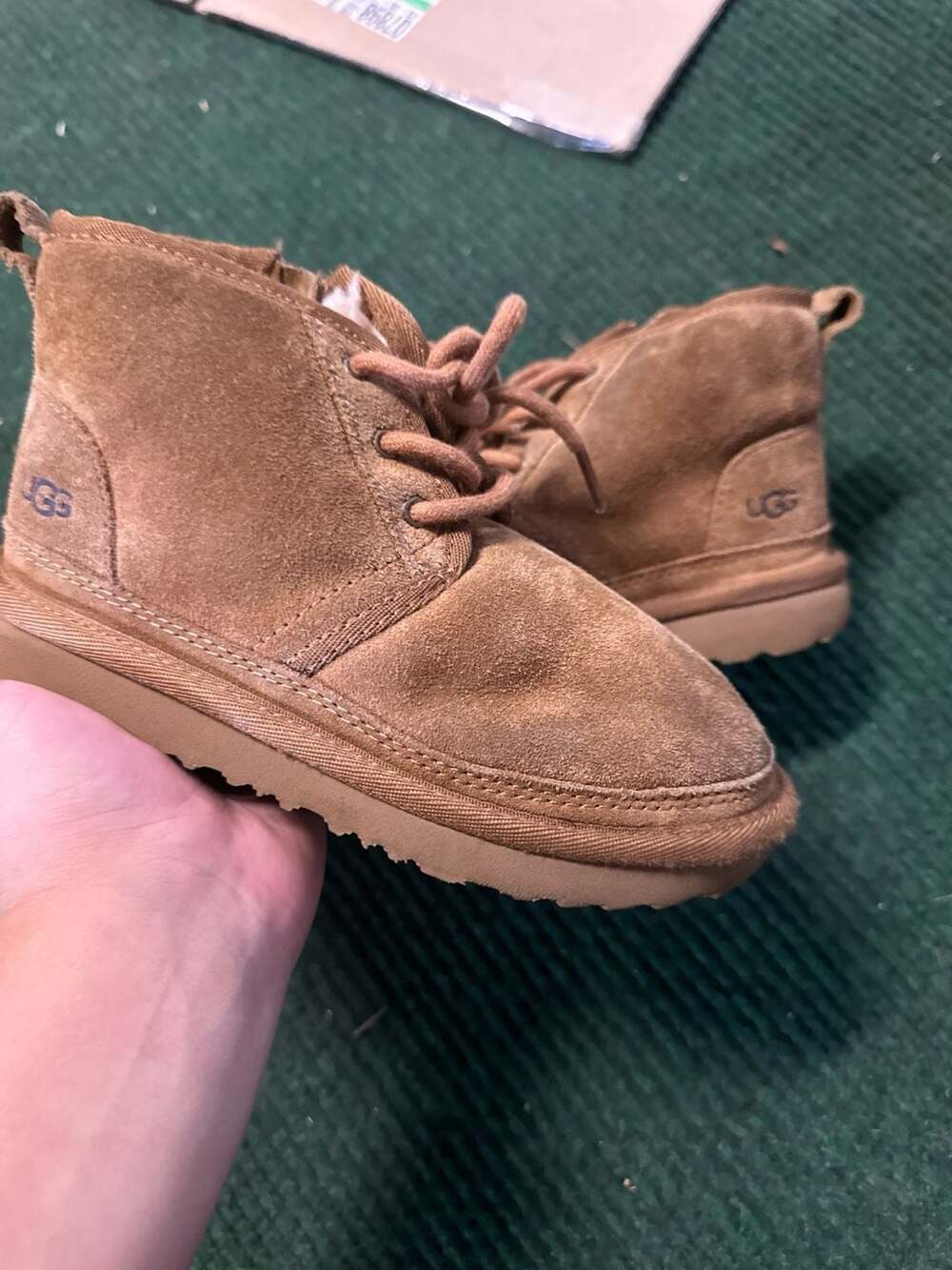 UGG Kids Neumel II Chukka Boots Chestnut Size 12C